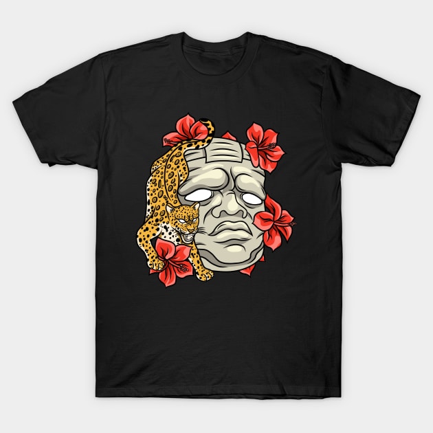 Olmec x Jaguar T-Shirt by SmittyGFX